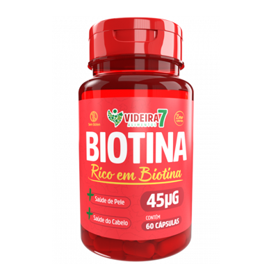 Biotina de 45mcg (60 capsulas) – Suplementos Asuncion