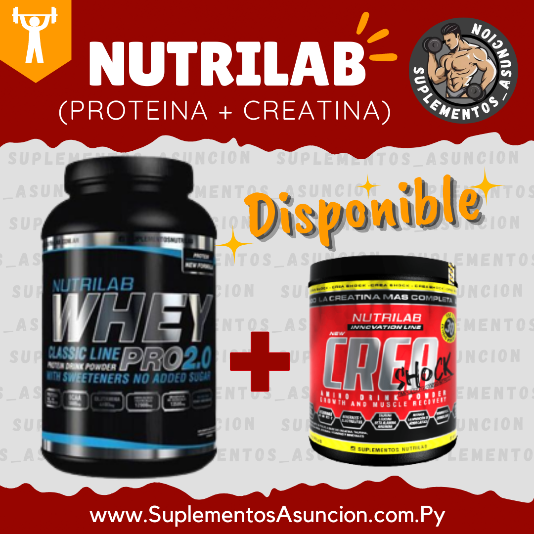 COMBO NUTRILAB Suplementos Asuncion