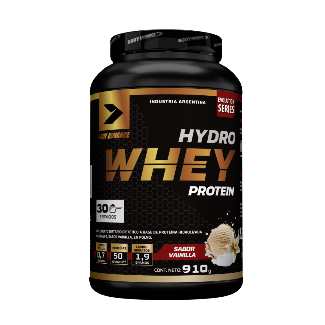 Proteina Hidrolizada - Hydro Whey Protein Body Advance de 30 servicios