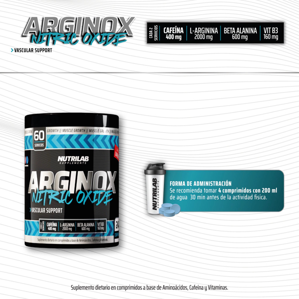 Oxido Nitrico 240 compr.  [NUTRILAB]