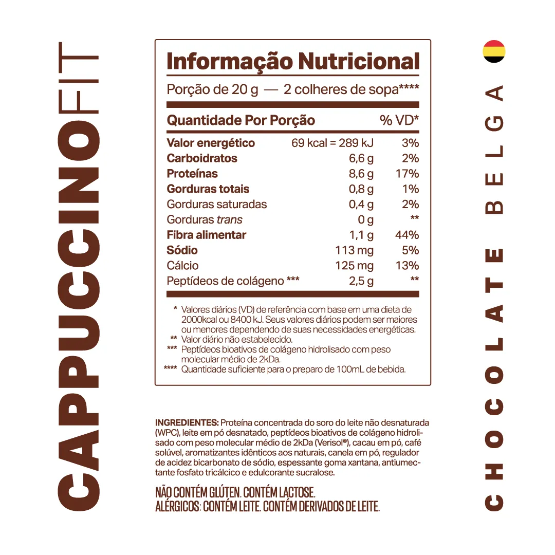 CAPPUCCINO FIT de 200 Gr - [Elemento Puro] Suplementos Asuncion