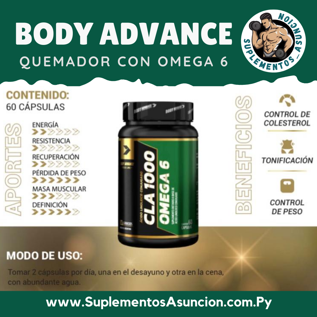 CLA 1000 OMEGA [BODY ADVANCE] Suplementos Asuncion