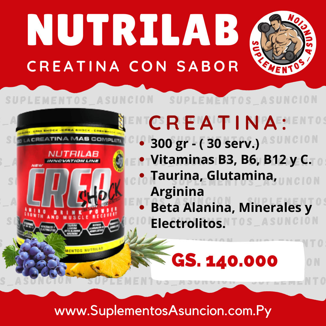 COMBO NUTRILAB Suplementos Asuncion