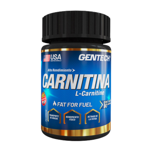 Carnitina fat for fuel (90 comprimidos) [GENTECH] Suplementos Asuncion