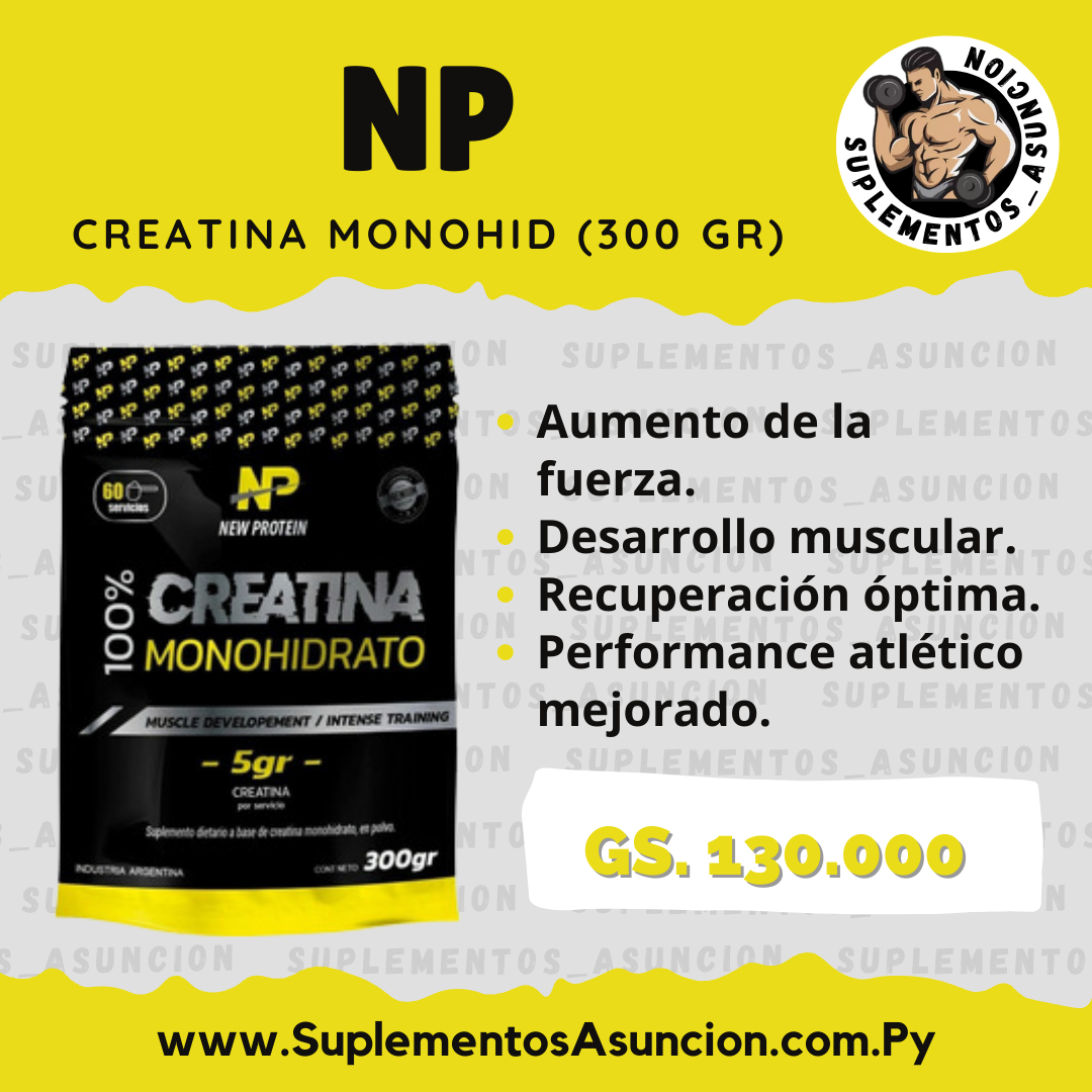 Creatina Monohidratada 100% PURA [NP] Suplementos Asuncion