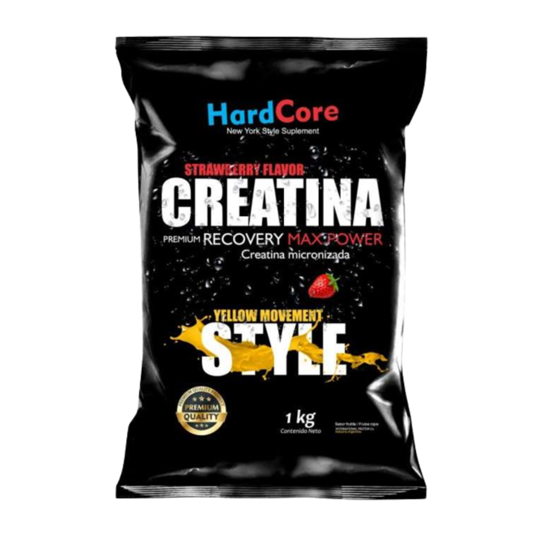 Creatina Monohidratada y Micronizada (1Kg) [HARDCORE] Suplementos Asuncion