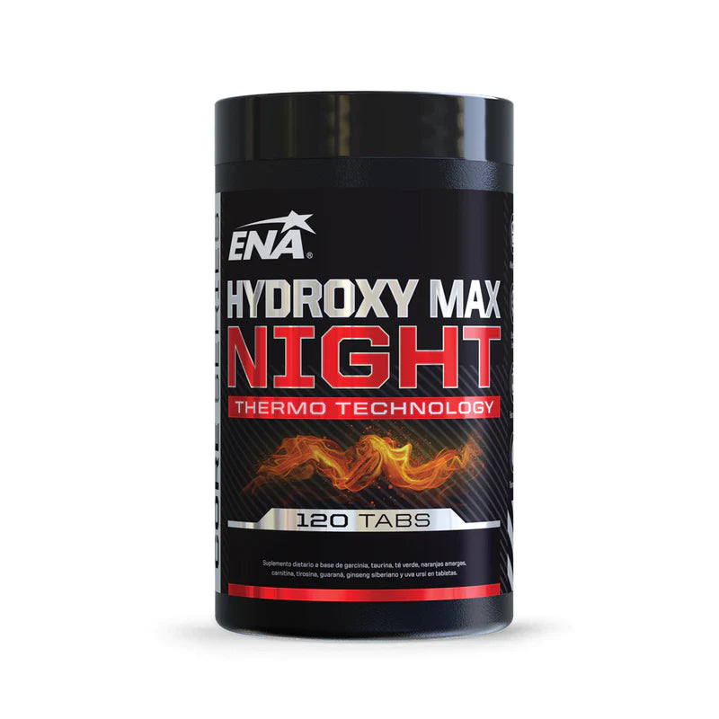 Hydroxy Max Night QUEMADOR + Taurina (120 caps) [ENA] Suplementos Asuncion