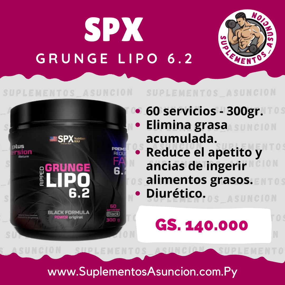 Quemador Grunce Lipo en polvo (60 servicios) [SPX] Suplementos Asuncion