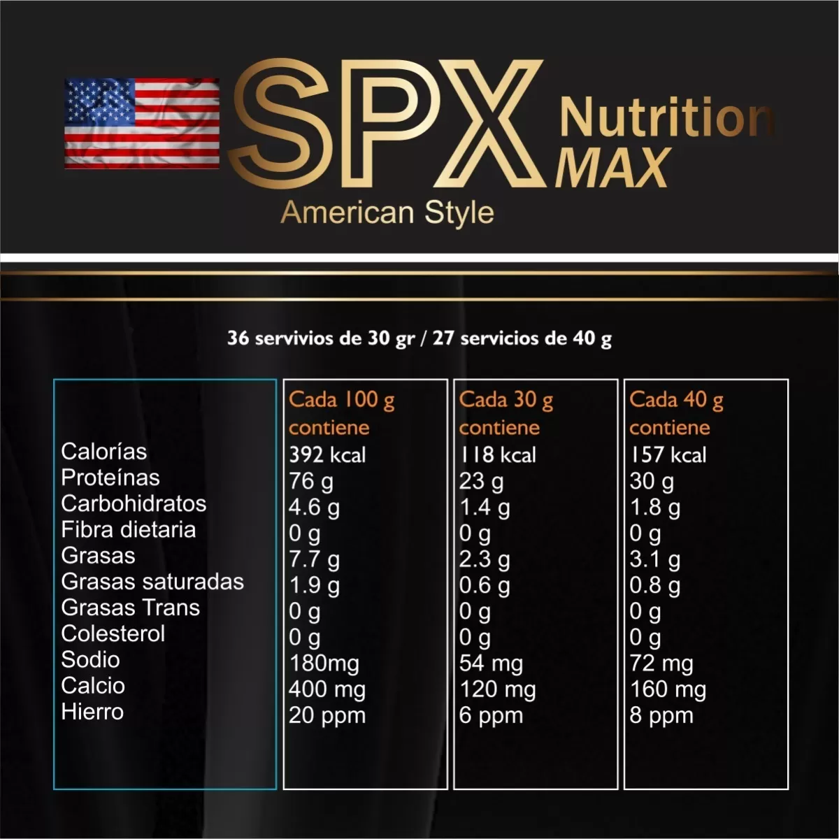 SPX Whey Protein 100% Puro [SPX] Suplementos Asuncion