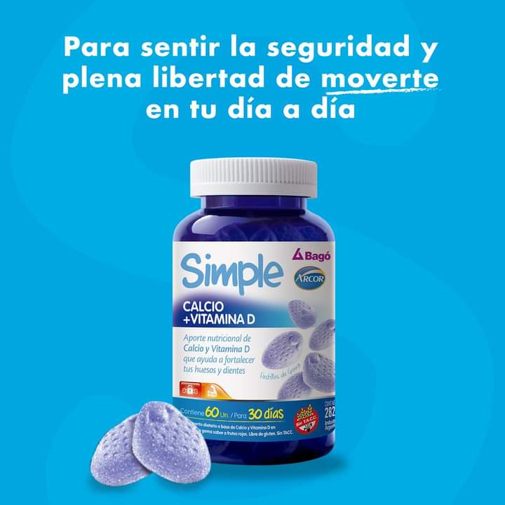 Simple - CALCIO y VITAMINA D [BAGÓ] – Suplementos Asuncion