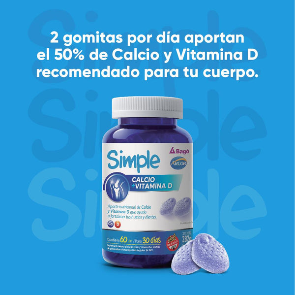 Simple - CALCIO y VITAMINA D [BAGÓ] – Suplementos Asuncion