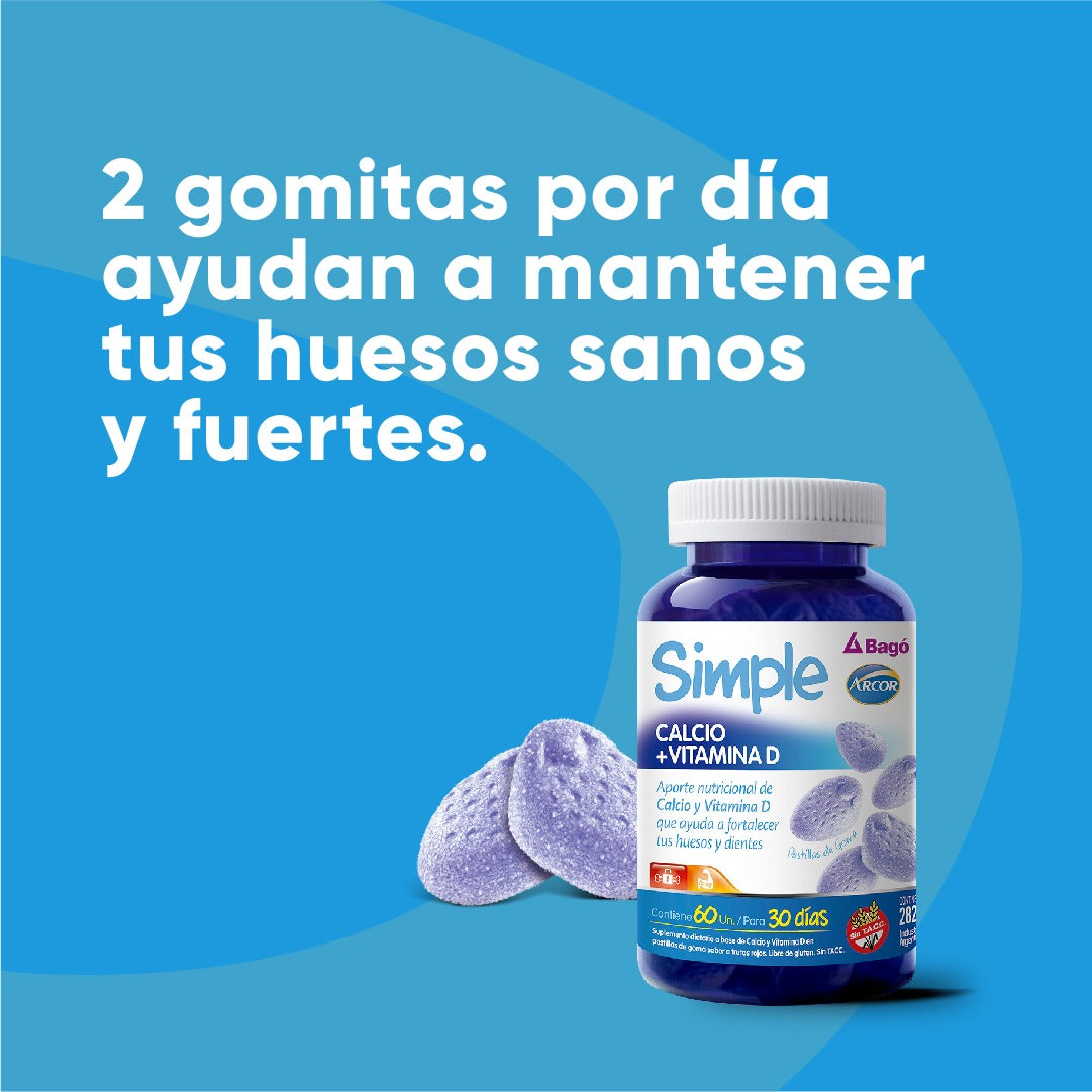 Simple - CALCIO y VITAMINA D [BAGÓ] – Suplementos Asuncion