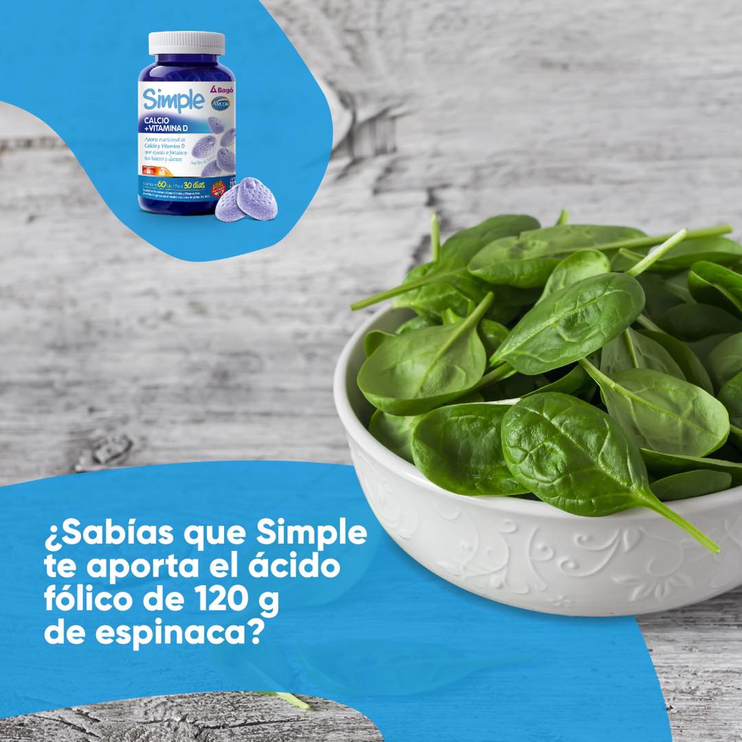 Simple - CALCIO y VITAMINA D [BAGÓ] – Suplementos Asuncion
