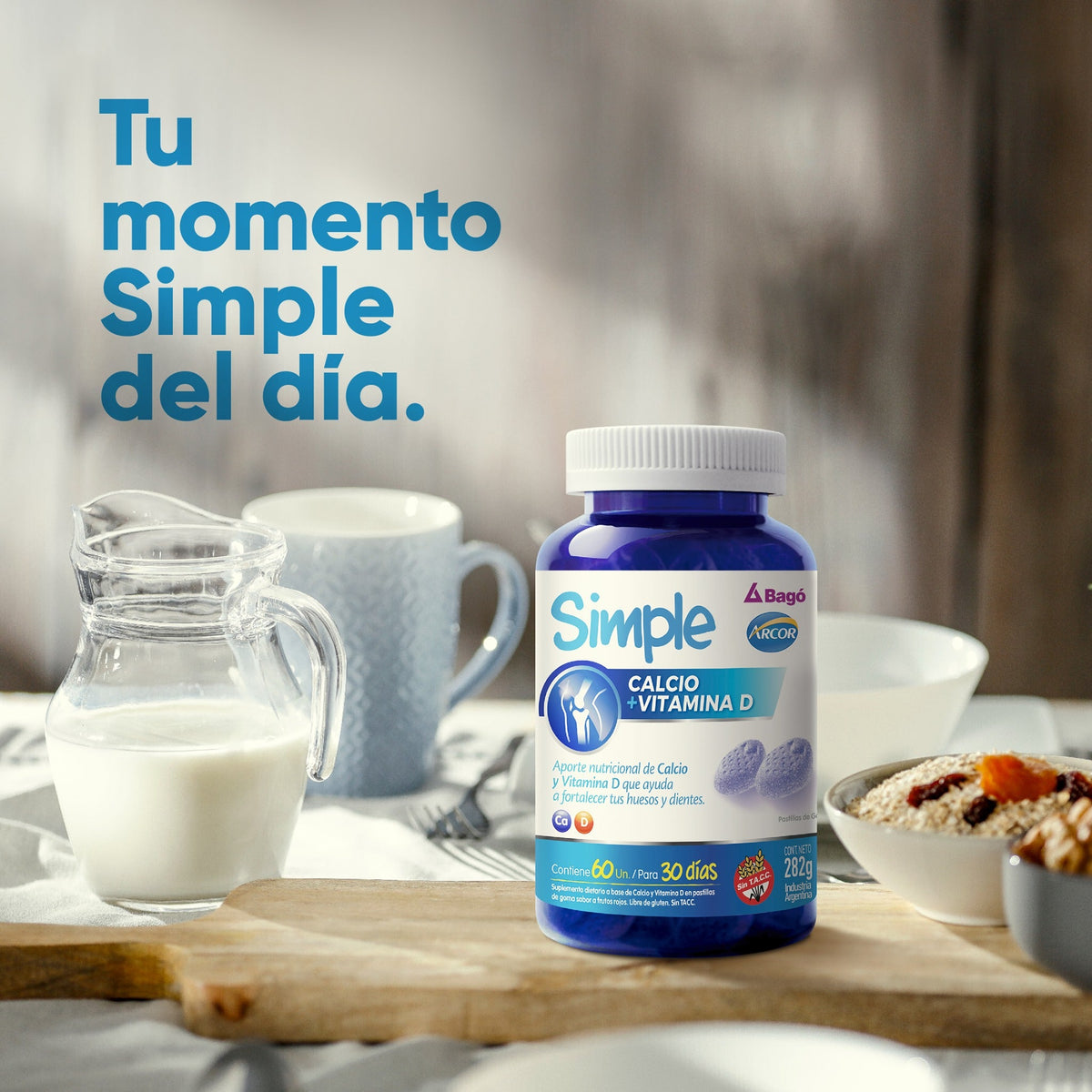 Simple - CALCIO y VITAMINA D [BAGÓ] – Suplementos Asuncion