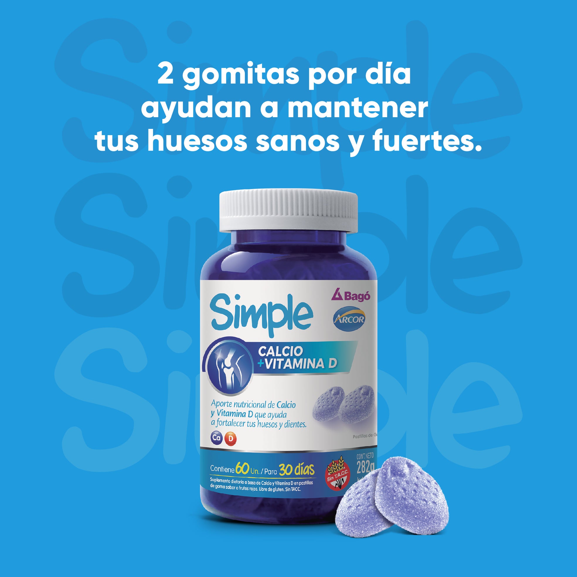 Simple - CALCIO y VITAMINA D [BAGÓ] – Suplementos Asuncion