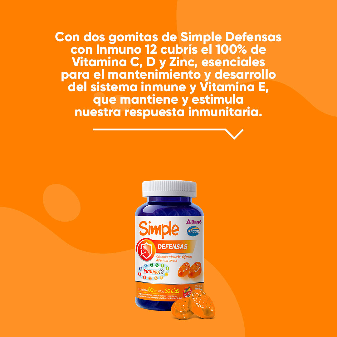Simple - DEFENSAS [BAGÓ] – Suplementos Asuncion