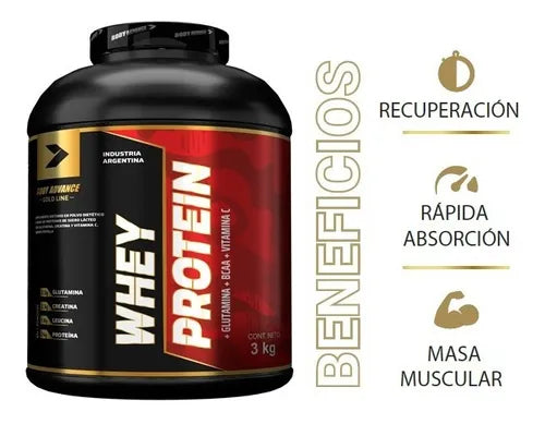 Whey Protein 3kg [Body Advance] Suplementos Asuncion