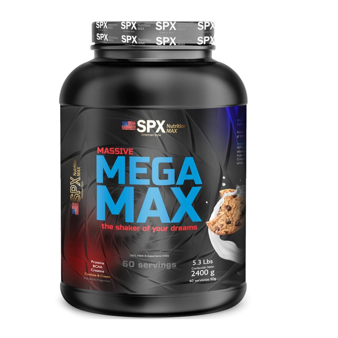 Whey Protein Mega Max de 2,4Kg [SPX] Suplementos Asuncion