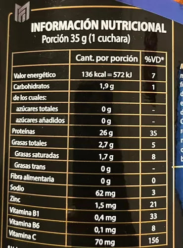 Whey Protein 1kg — 38 Serv — imagen 2